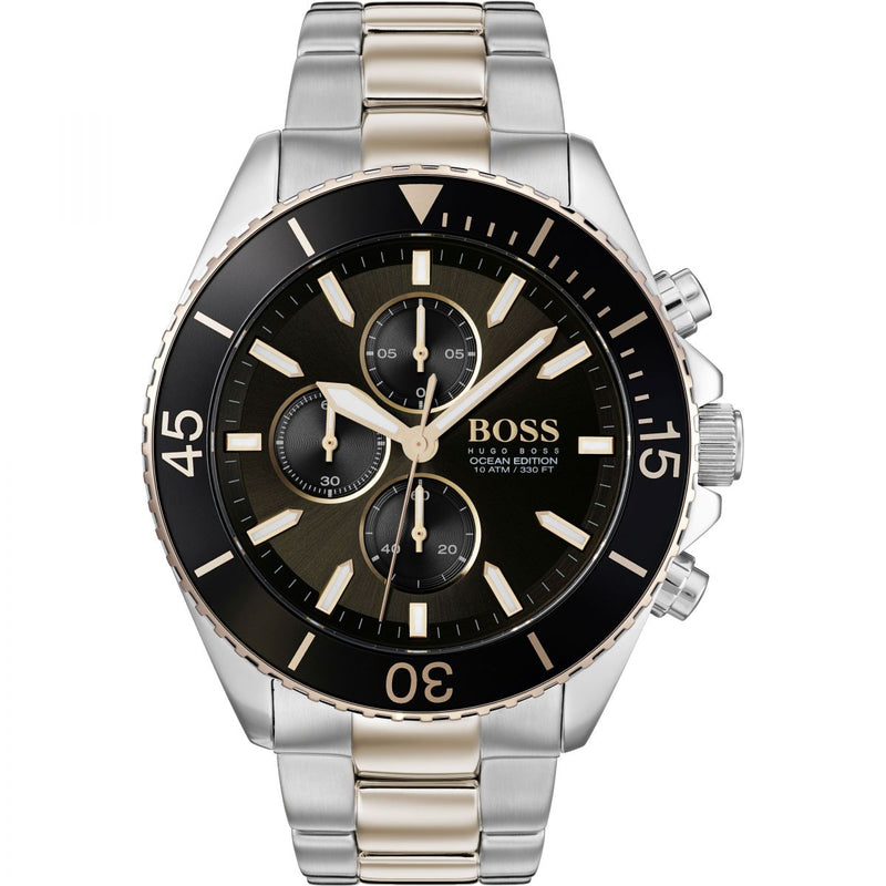 Hugo Boss Ocean Edition Chronograph Two-Tone Men's Watch #1513705 - The Watches Men & CO