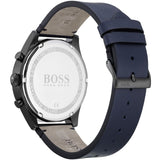 Hugo Boss Pioneer Blue Leather Strap Men's Watch 1513711 - The Watches Men & CO #2