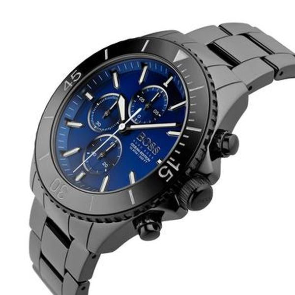 Hugo Boss Ocean Edition Blue Dial Men's Watch#1513743 - The Watches Men & CO #3