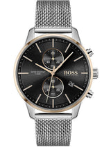 Hugo Boss Associate Silver Mesh Men's Watch  1513805 - The Watches Men & CO