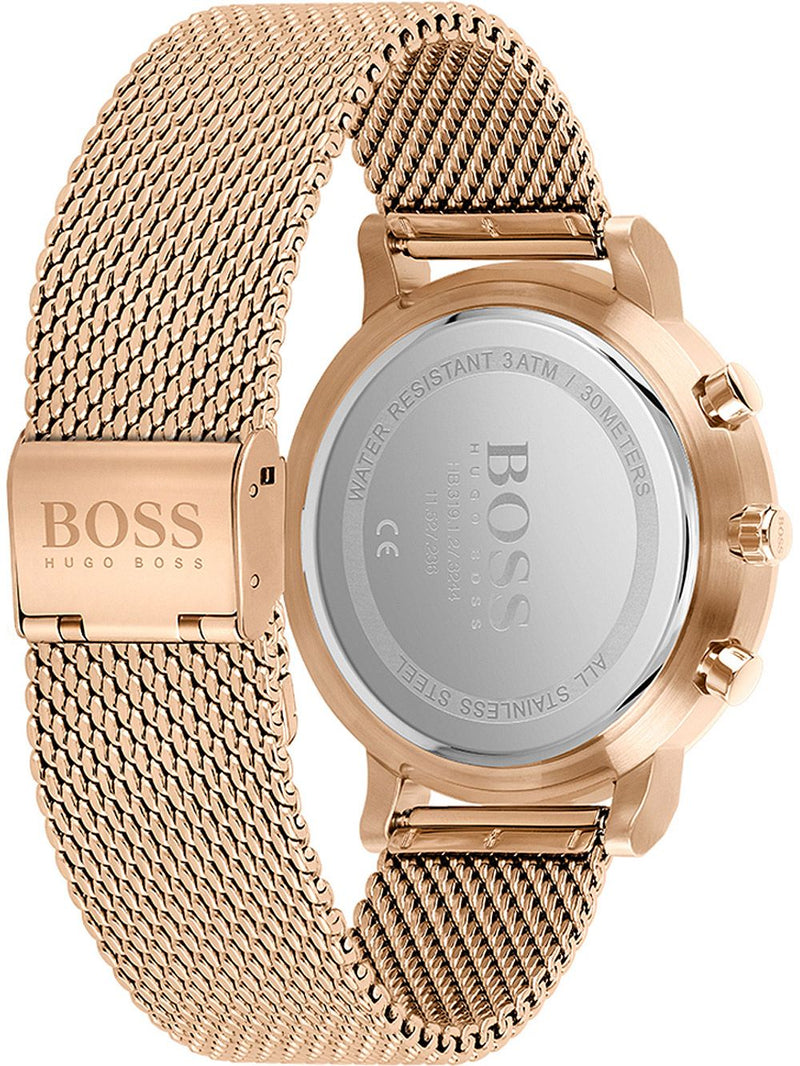Hugo Boss Integrity Rose Gold Chronograph Men's Watch 1513808 - The Watches Men & CO #3