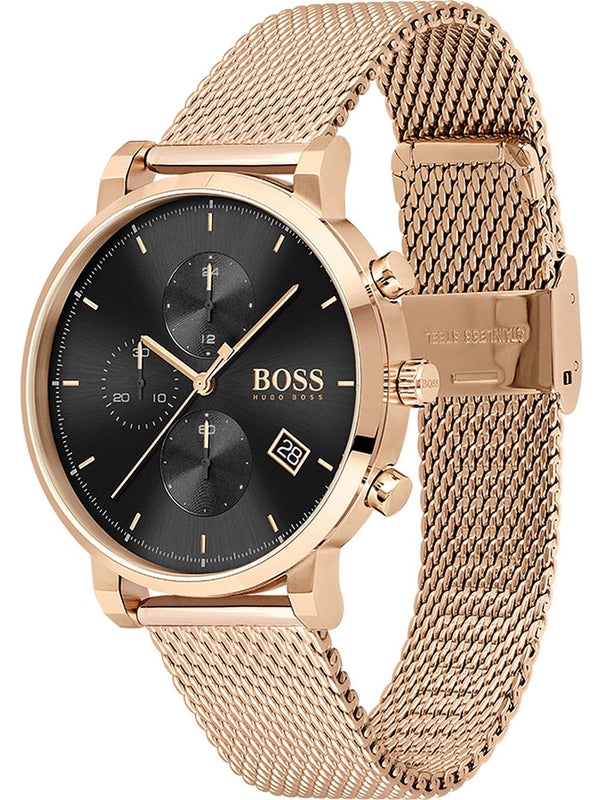 Hugo Boss Integrity Rose Gold Chronograph Men's Watch 1513808 - The Watches Men & CO #2