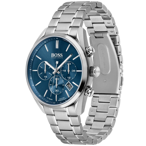 Hugo Boss Champion Blue Dial Men's Watch 1513818 - The Watches Men & CO #2