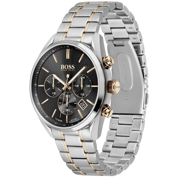 Hugo Boss Champion Two Tone Chronograph Men's Watch 1513819 - The Watches Men & CO #2