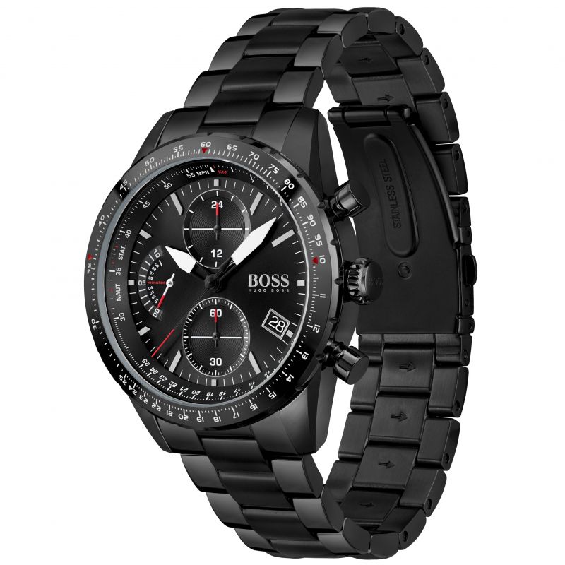 Hugo Boss Pilot Edition Chronograph Men's Watch 1513854 - The Watches Men & CO #2