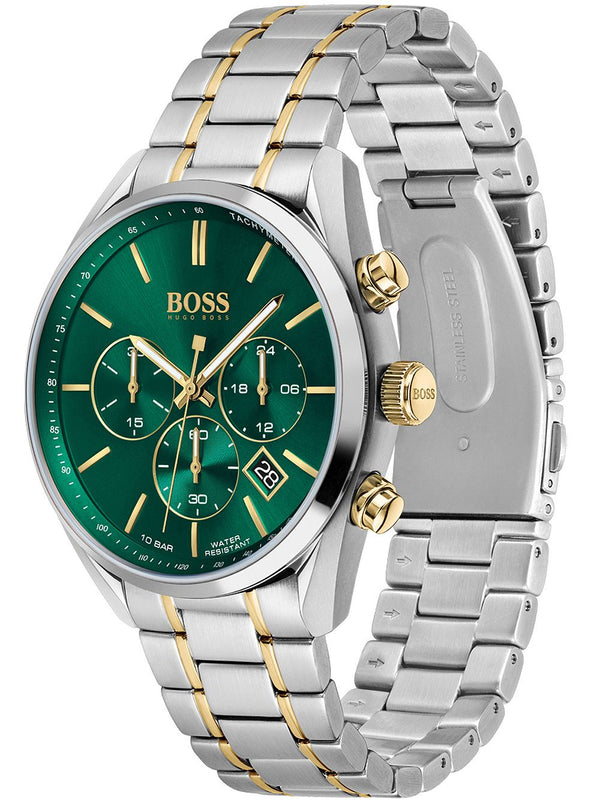 Hugo Boss Champion Green Dial Men's Watch 1513878 - The Watches Men & CO #2