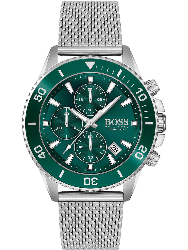 CO Men Dial The & Hugo Admiral – Men\'s Watch 1513905 Green Boss Watches
