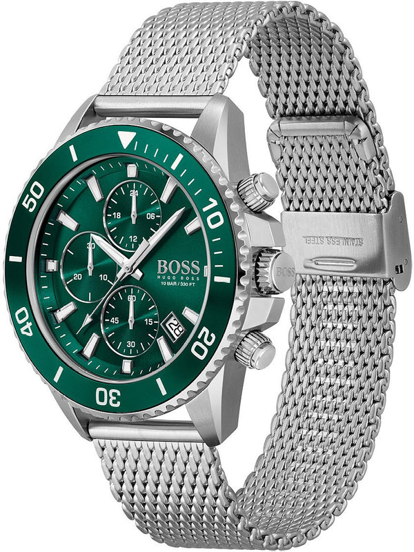 Hugo Boss Admiral Green Dial Men's Watch 1513905 - The Watches Men & CO #2