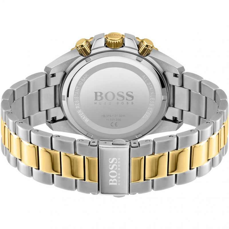 Hugo Boss Admiral Two Tone Chronograph Men's Watch 1513908 - The Watches Men & CO #3