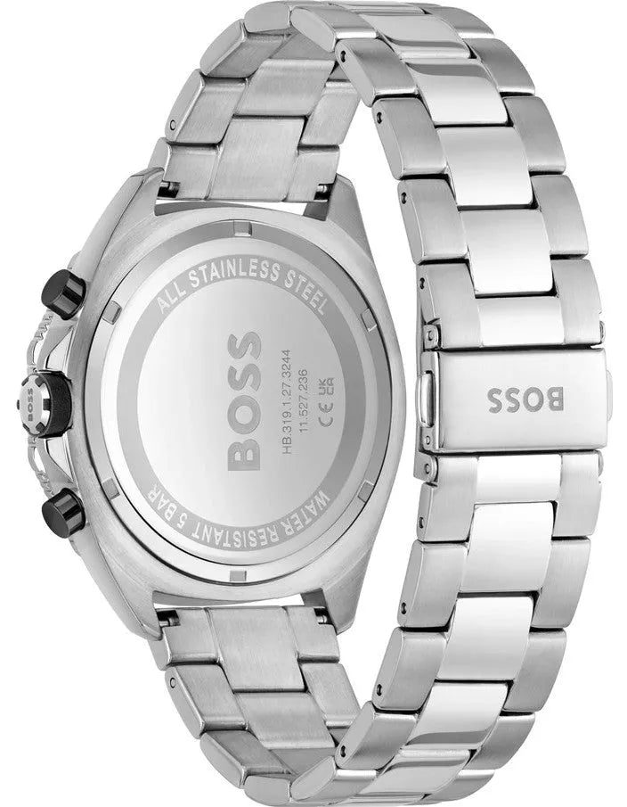 Hugo Boss Energy Chronograph Silver Men's Watch 1513971 - The Watches Men & CO #4