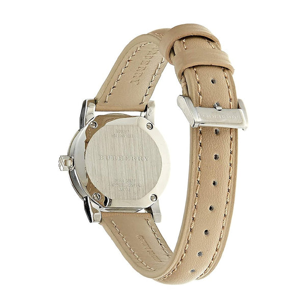 Burberry The City Beige Leather Strap Quartz Women's Watch BU9207 - The Watches Men & CO #2