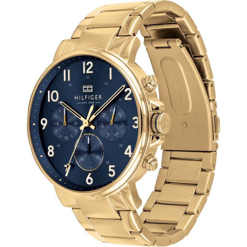 Tommy Hilfiger Multi-function Gold Steel Men's Watch 1710384 - The Watches Men & CO #2