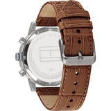 Tommy Hilfiger Multi-function Brown Leather Men's Watch 1710398 - The Watches Men & CO #3