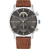 Tommy Hilfiger Multi-function Brown Leather Men's Watch  1710398 - The Watches Men & CO