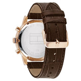 Tommy Hilfiger Multi-function Brown Leather Men's Watch 1710400 - The Watches Men & CO #4