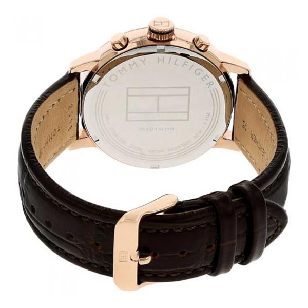 Tommy Hilfiger Quartz Leather Strap Blue Dial Men’s Watch 1791308 - The Watches Men & CO #2