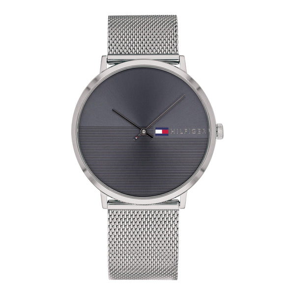 Tommy Hilfiger Men's Silver Mesh Watch  1791465 - The Watches Men & CO