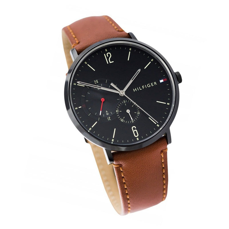 tommy hilfiger leather belt watches