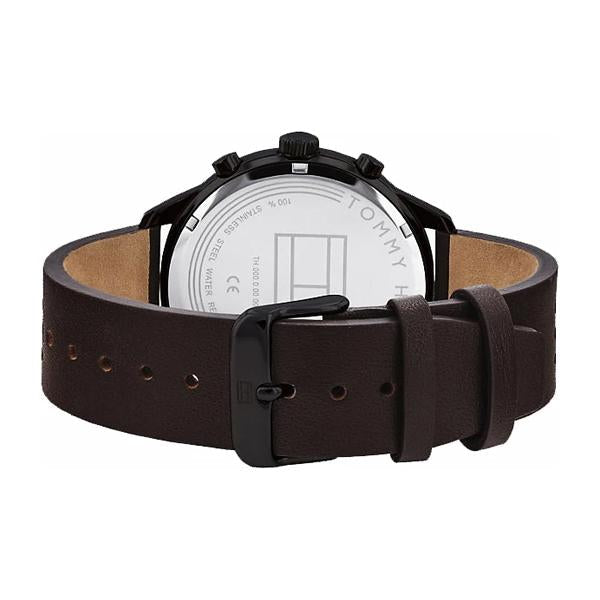 Tommy Hilfiger Modern Brown Leather Men's Watch 1791577 - The Watches Men & CO #2