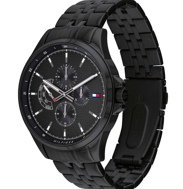 Tommy Hilfiger Shawn Quartz Black Dial Men's Watch 1791611 - The Watches Men & CO #2