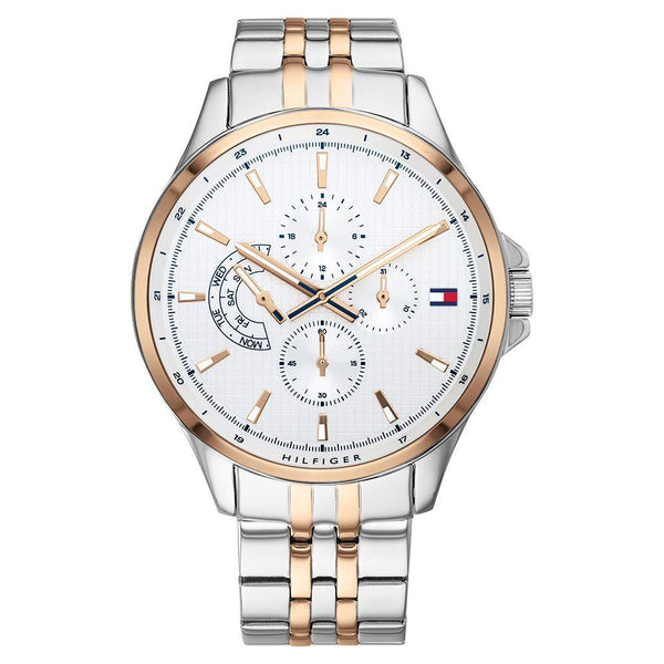 Tommy Hilfiger Multi-function Two Tone Steel Men's Watch  1791617 - The Watches Men & CO