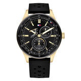 Tommy Hilfiger Multi-function Black Silicone Men's Watch  1791636 - The Watches Men & CO
