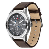 Tommy Hilfiger Multi-function Brown Leather Men's Watch 1791637 - The Watches Men & CO #3