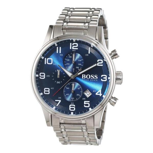Hugo Boss Aeroliner Chronograph Blue Dial Men's Watch #1513183 - The Watches Men & CO