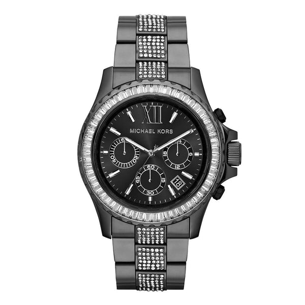 Michael Kors Everest All Black Women's Watch  MK5829 - The Watches Men & CO