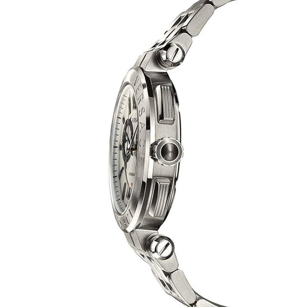 Versace V-Racer Chronograph Silver Men's Watch VBR040017 - The Watches Men & CO #2