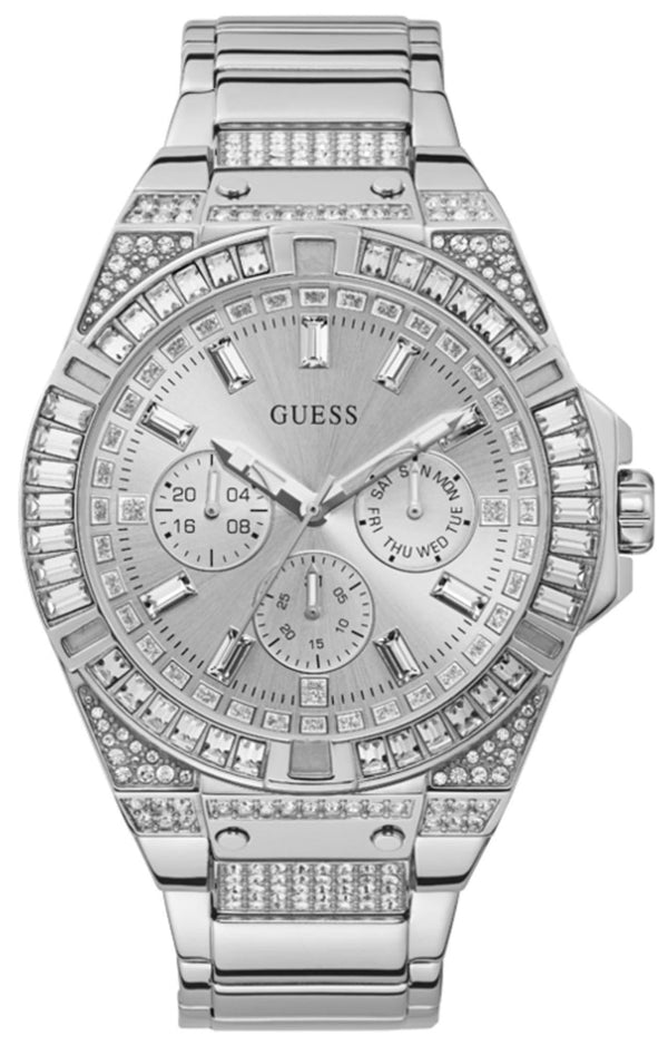 Guess Zeus Crystal Silver Men's Watch GW0209G1