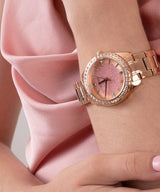 Guess Glitter Burst Rose Gold Tone Women's Watch GW0405L3