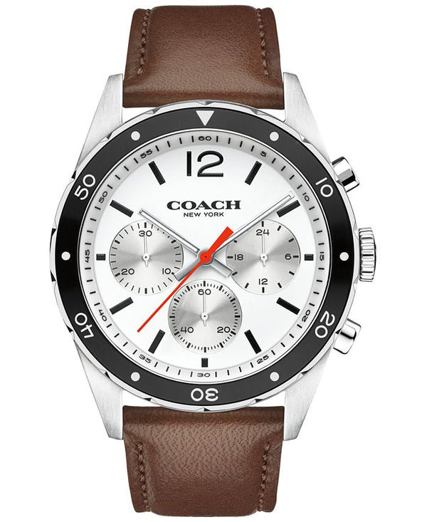 Coach Sullivan Leather Strap Chronograph Men's Watch 14602057