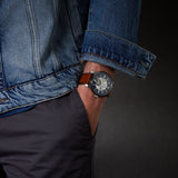 Fossil Townsman Automatic Skeleton Blue Dial Men's Watch ME3154