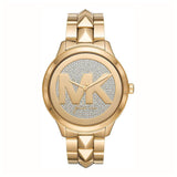 Michael Kors Runway Mercer Quartz Crystal Pave Dial Ladies Watch MK6714