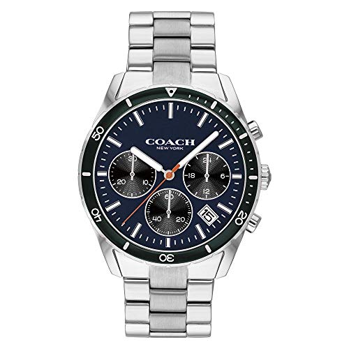 Coach Thompson Silver Sports Men's Watch  14602383 - The Watches Men & CO