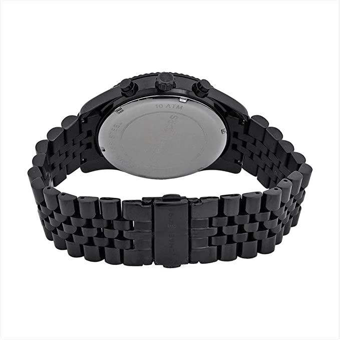Michael Kors Lexington Black Chronograph Men's Watch MK8467 - The Watches Men & CO #3