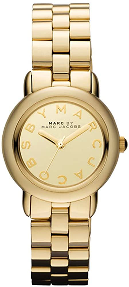 Marc By Marc Jacobs Mini Marci Gold Mirror Dial Women's Watch  MBM3174 - The Watches Men & CO