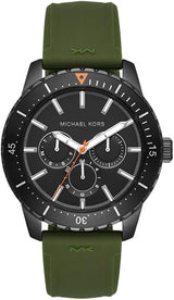 Michael Kors Cunningham Multifunctional Green Strap Men's Watch  MK7165 - The Watches Men & CO