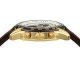 Versace V-Ray Brown Leather Strap Men's Watch VE2I00221 - The Watches Men & CO #2