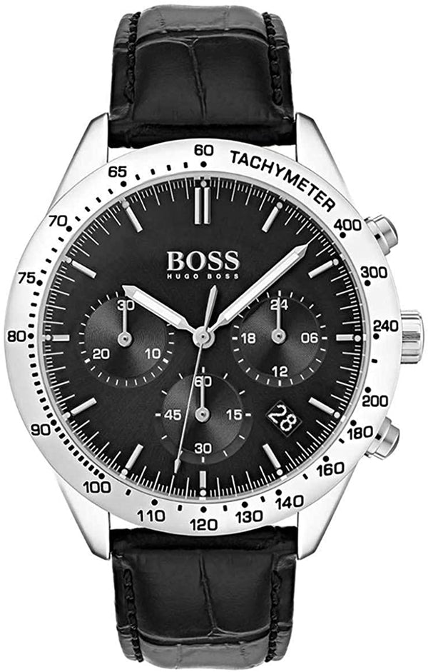 Hugo Boss Men's Talent Black Dial Chronograph Watch HB1513579 - The Watches Men & CO #2