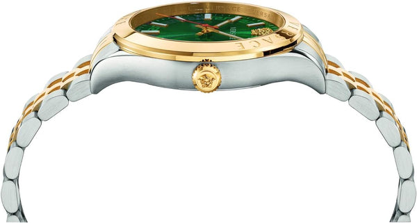 Versace Hellenyium Two-Tone Green Dial Men's Watch VEVK00620 - The Watches Men & CO #2