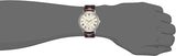 GUESS Men's White Dial Brown Leather Strap Watch W70016G2 - The Watches Men & CO #4