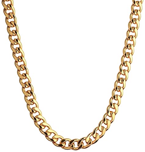 Big Daddy 10mm All Gold Cuban Long Chain