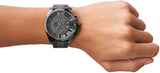 Diesel Mega Chief Chronograph Grey Dial Gunmetal Men's Watch DZ4282