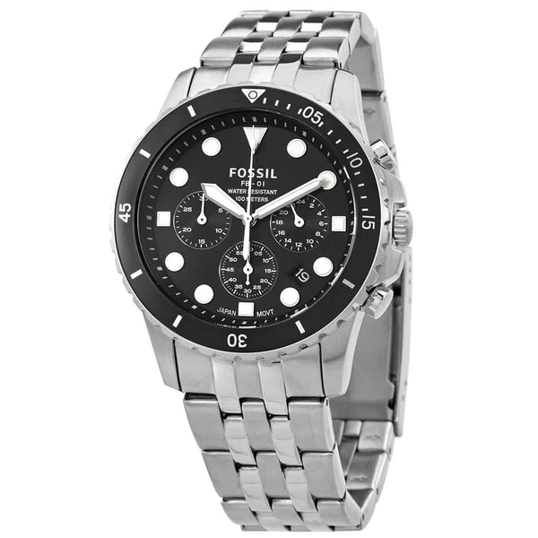 Fossil FB-01 Chronograph Quartz Black Dial Men's Watch FS5837