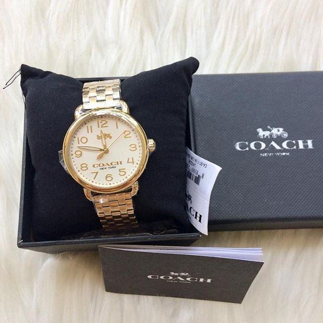 Coach Delancey Classic All Gold Women's Watch 14502261 - The Watches Men & CO #5