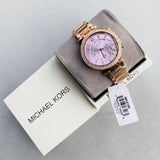 Michael Kors Parker Chronograph Purple Dial Rose Ladies Watch MK6169 - The Watches Men & CO #5