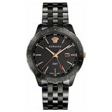 Versace Univers GMT Quartz Black Dial Men's Watch VEBK00618