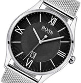 Hugo Boss Men's Governor Black Dial Mesh Bracelet Watch HB1513601 - The Watches Men & CO #2